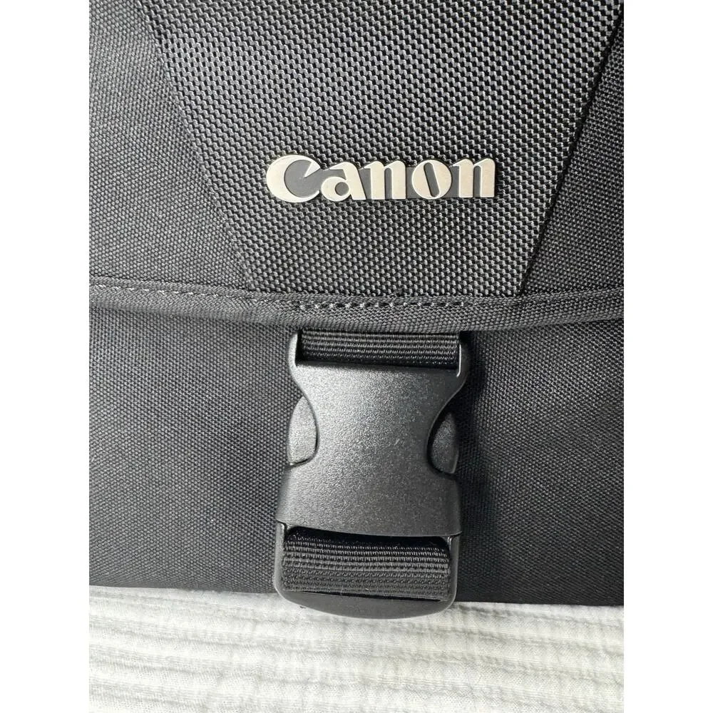 New Canon EOS Shoulder Bag 200ES Black Empty Camera Bag With Divider